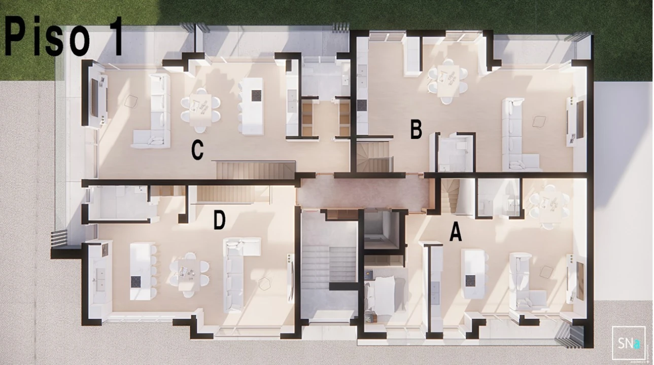 Apartamento T3 para Venda em Charneca de Caparica e Sobreda Planta 2