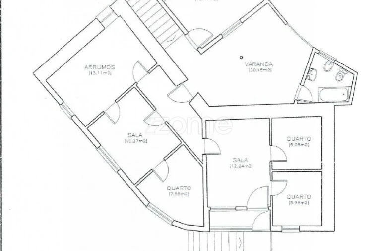 Moradia T3 para Venda em Cercosa Planta 1