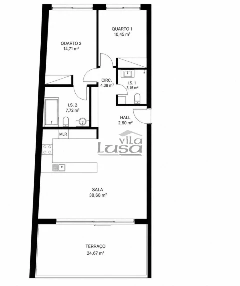 Apartamento T2 para Venda em Quarteira