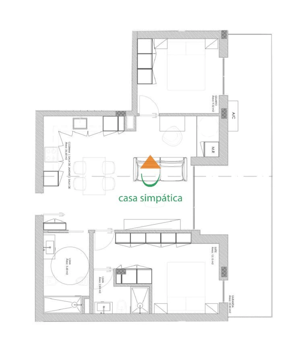 Apartamento T2 para Venda em Oliveira do Douro Foto 13