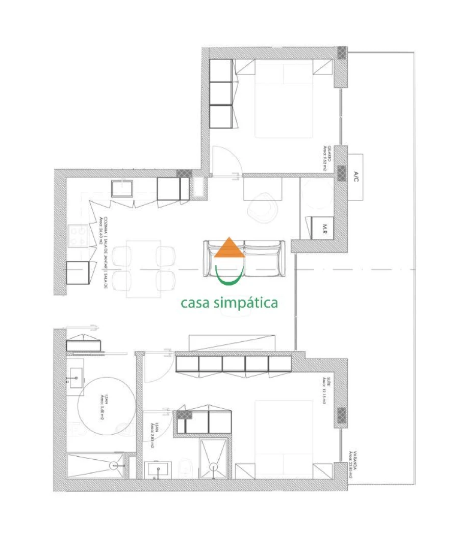 Apartamento T2 para Venda em Oliveira do Douro Foto 13