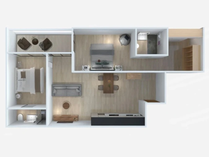 Apartamento T3 para Venda em Nazare Planta 1
