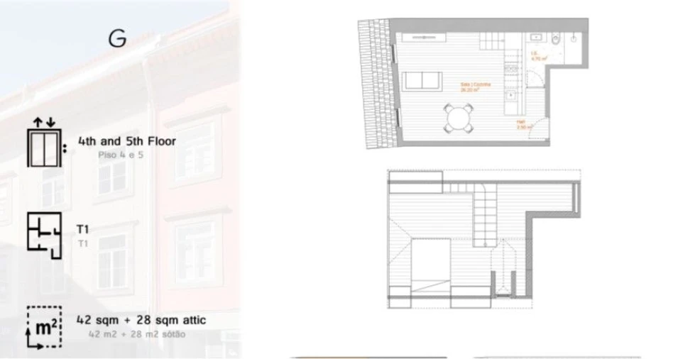 Apartamento para Venda em Cedofeita, Santo Ildefonso, Sé, Miragaia, São Nicolau e Vitória Planta 1