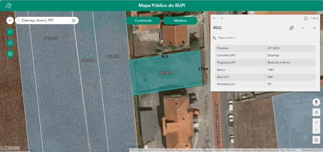 Terreno para Venda em Beduído e Veiros Planta 1