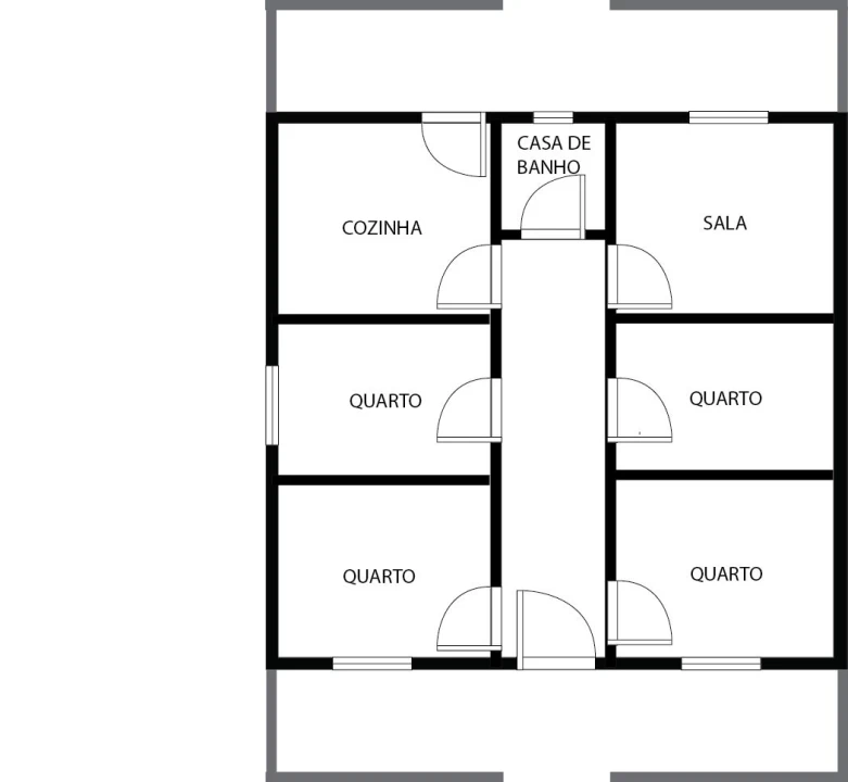 Moradia T5 para Venda em Bordeira Planta 2