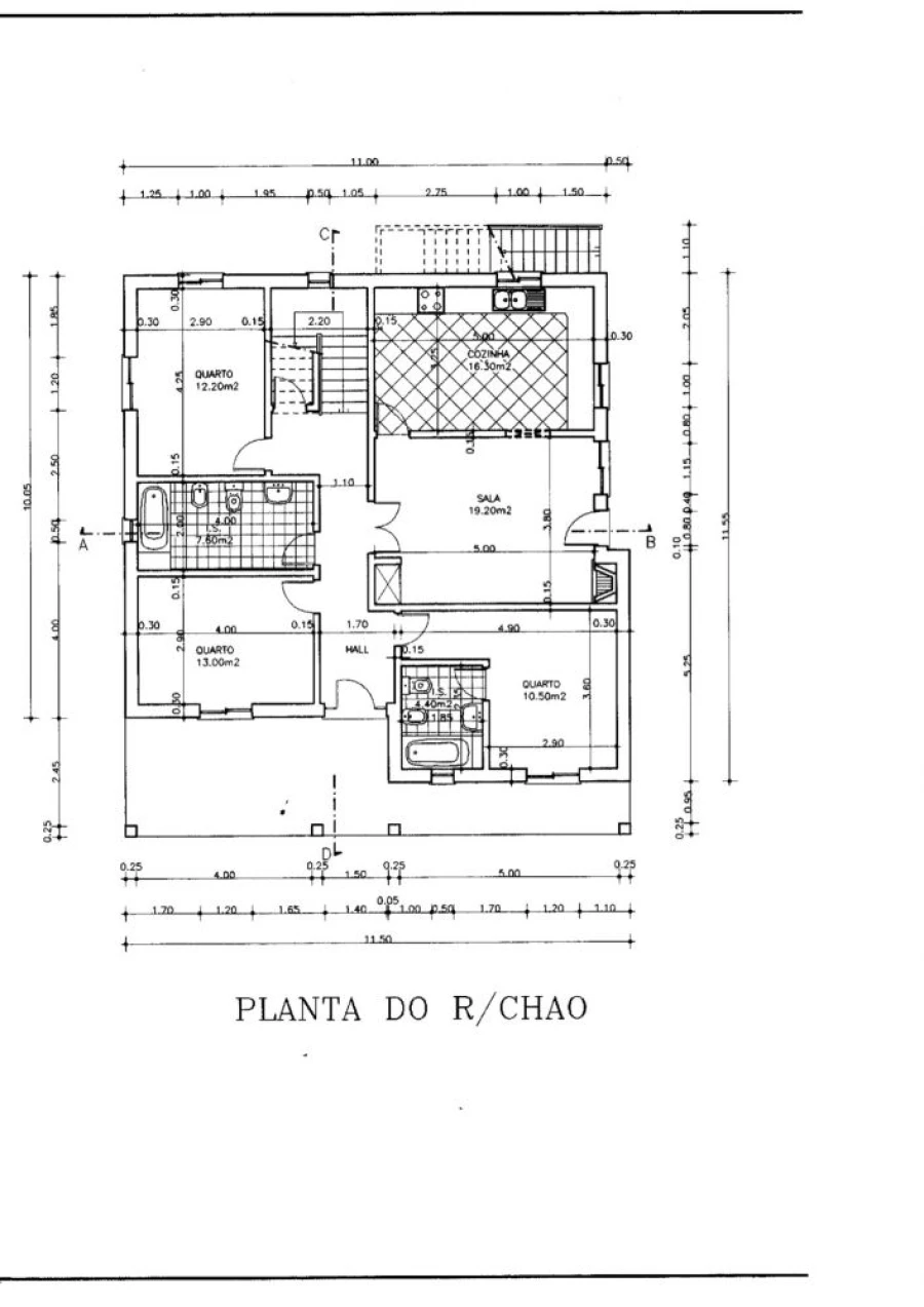 Moradia T4 para Venda em Aljezur Planta 1