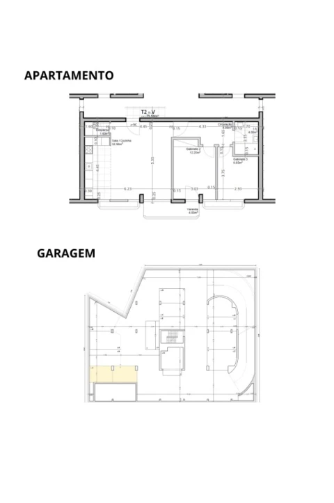 Apartamento T2 para Arrendamento em Santa Maria, São Pedro e Matacães