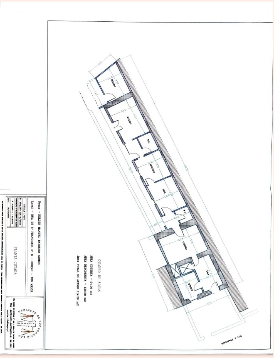 Moradia T3 para Venda em Rio Maior Planta 1