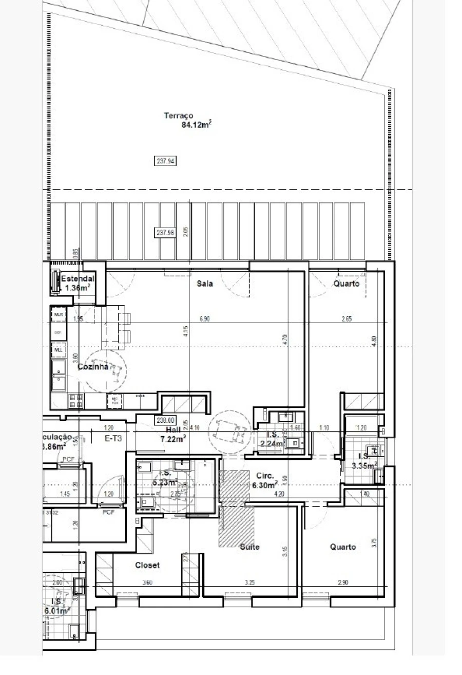 Apartamento T3 para Venda em Ramada e Caneças Planta 1