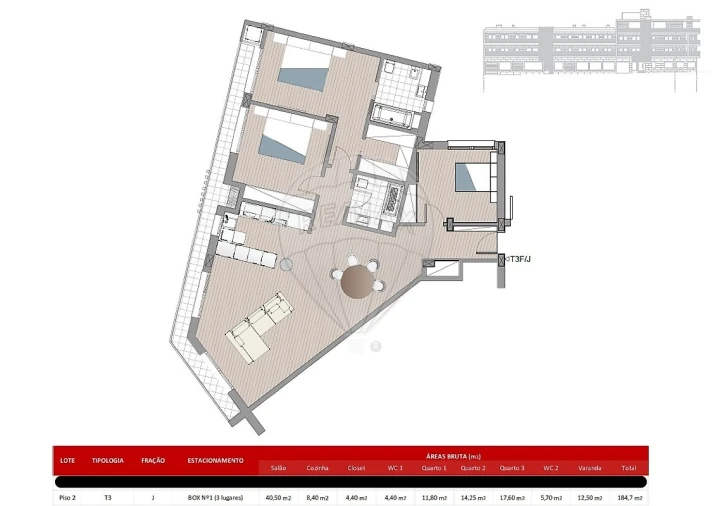 Apartamento T3 para Venda em Almeirim Foto 5