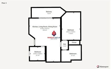 Apartamento T1 para Venda em Alvor