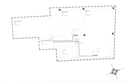 Apartamento T1 para Venda em Santa Maria Maior