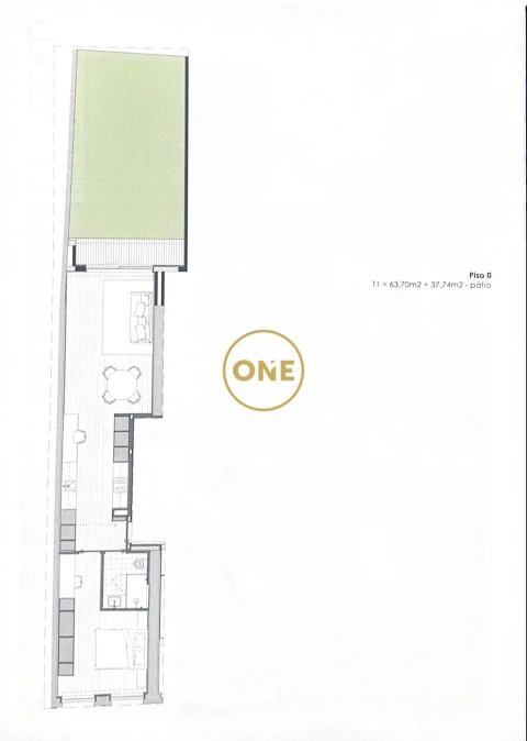 Apartamento T1 para Venda em Bonfim