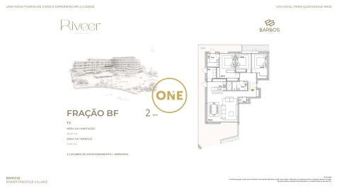 Apartamento T3 para Venda em Paços de Ferreira
