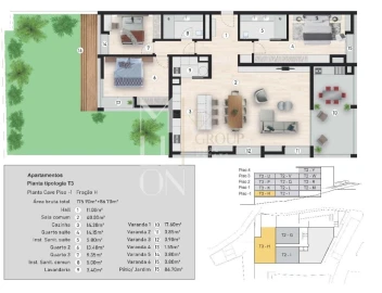 Apartamento T3 para Venda em Caniço