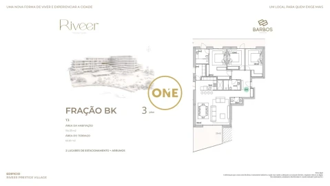Apartamento T3 para Venda em Paços de Ferreira