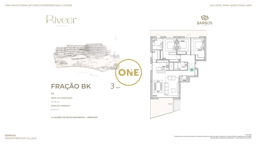 Apartamento T3 para Venda em Paços de Ferreira Foto 12