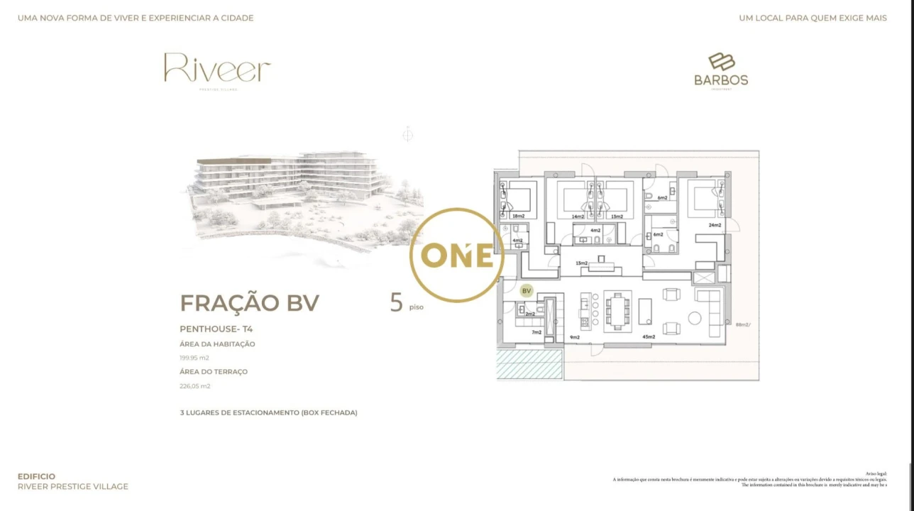 Apartamento T4 para Venda em Paços de Ferreira Foto 12
