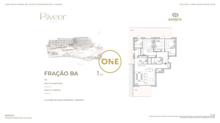 Apartamento T3 para Venda em Paços de Ferreira Foto 12