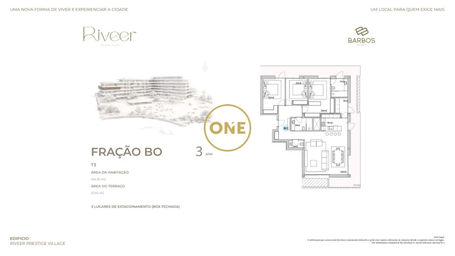 Apartamento T3 para Venda em Paços de Ferreira Foto 12