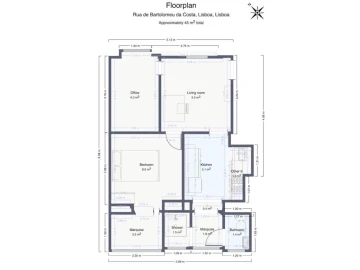 Apartamento T2 para Venda em São Vicente