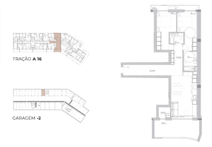 Apartamento T2 para Venda em Oliveira do Douro Planta 1