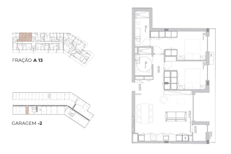 Apartamento T2 para Venda em Oliveira do Douro Planta 1