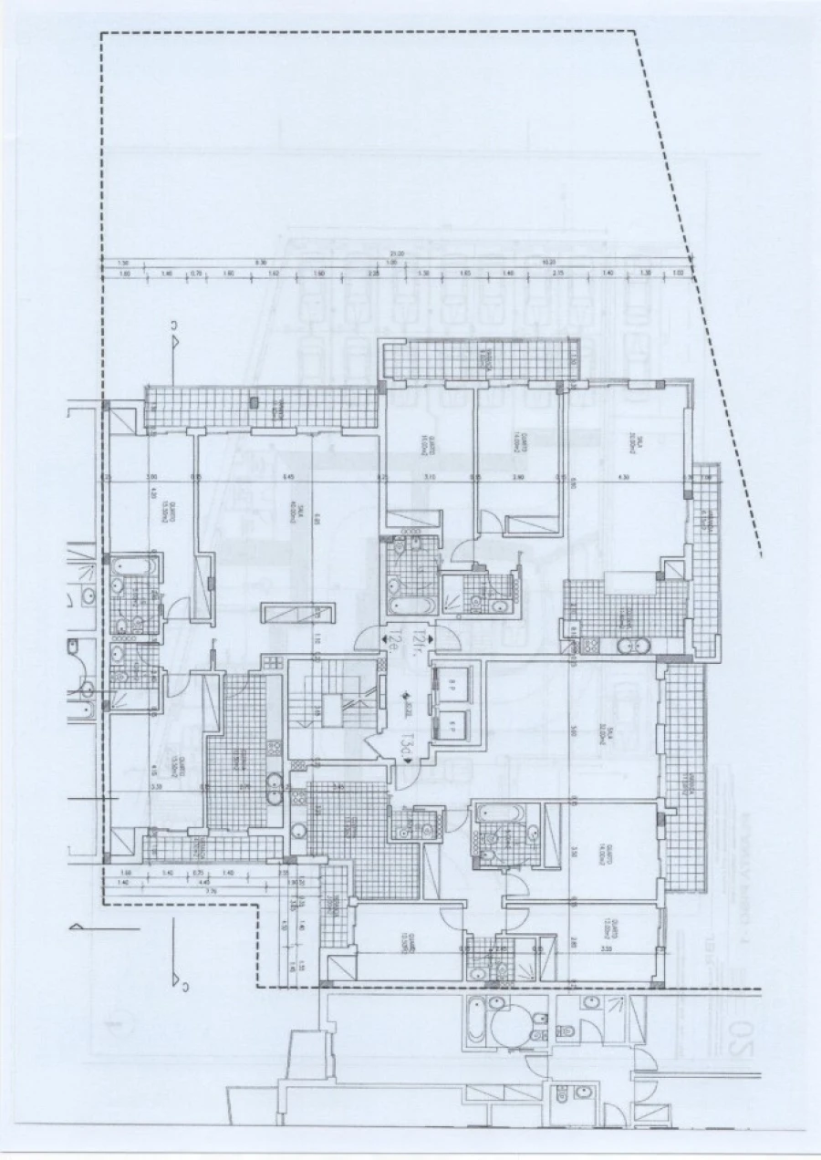 Apartamento T3 para Venda em Carcavelos e Parede Planta 1