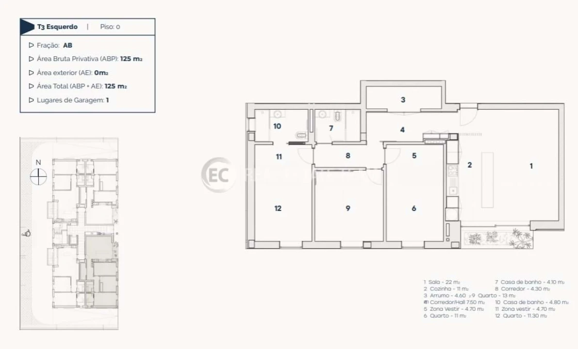 Apartamento T3 para Venda em Oliveira do Bairro Foto 17