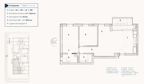 Apartamento T2 para Venda em Oliveira do Bairro