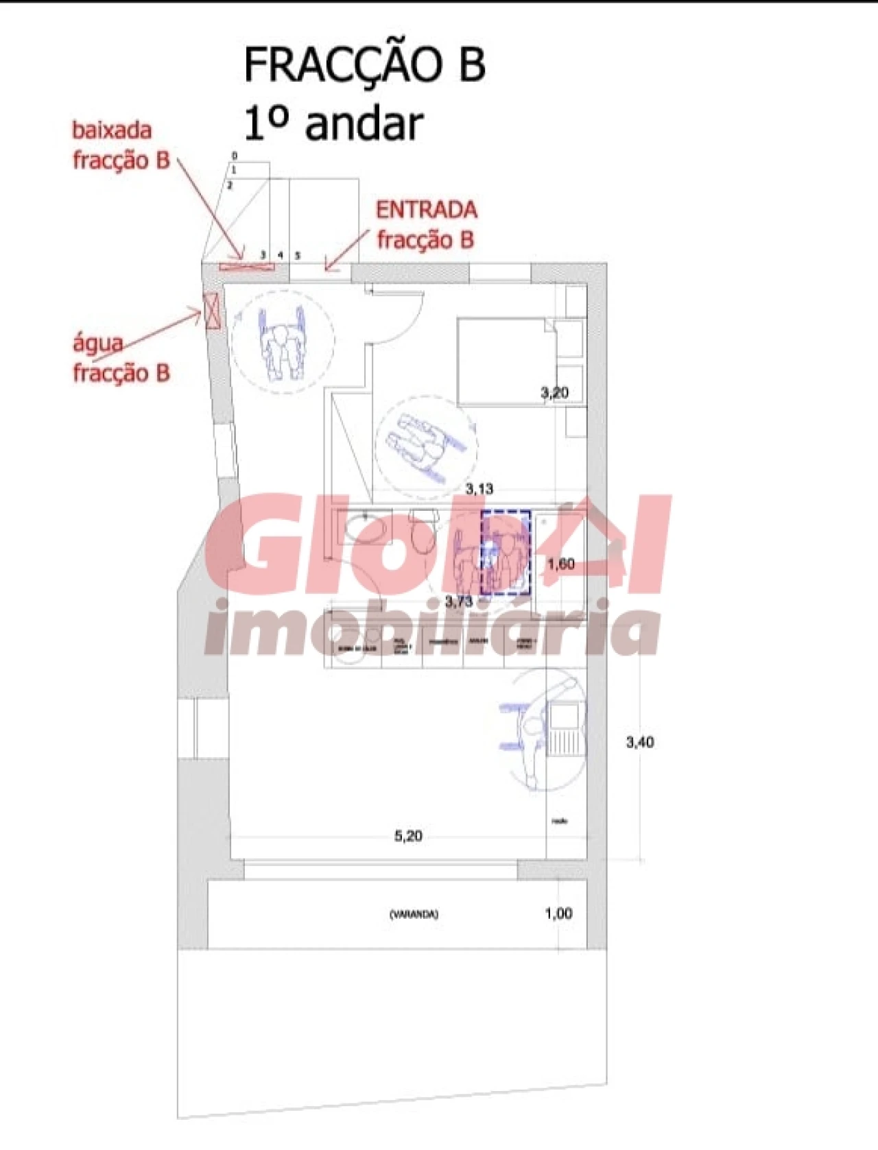 Apartamento T1 para Venda em Bodiosa Foto 1