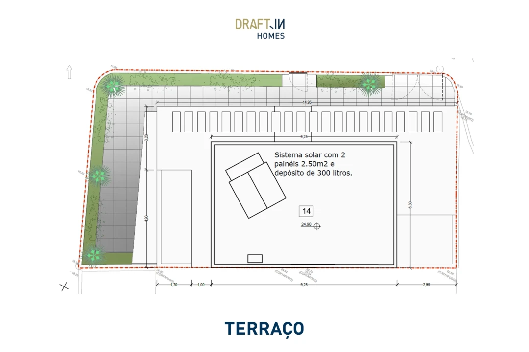 Moradia T3 para Venda em Estômbar e Parchal Planta 3