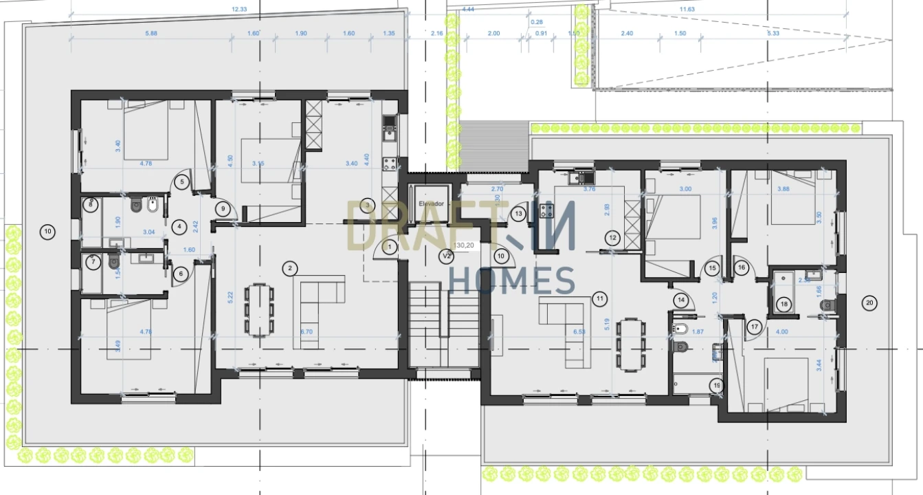 Apartamento T3 para Venda em Pataias e Martingança Planta 2