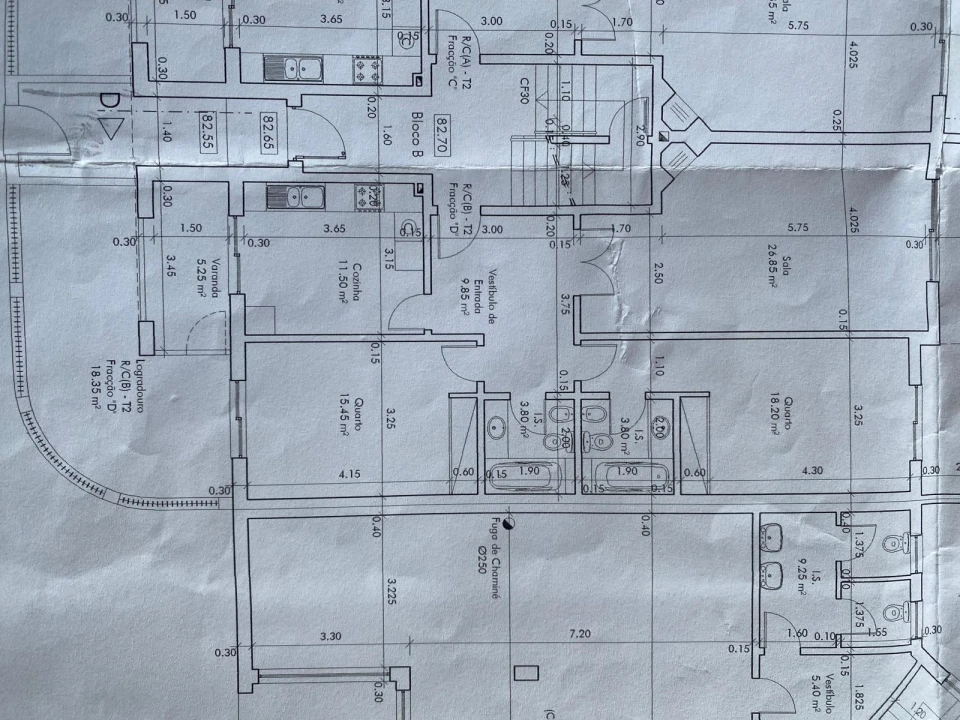Apartamento T2 para Venda em Alcabideche Planta 2