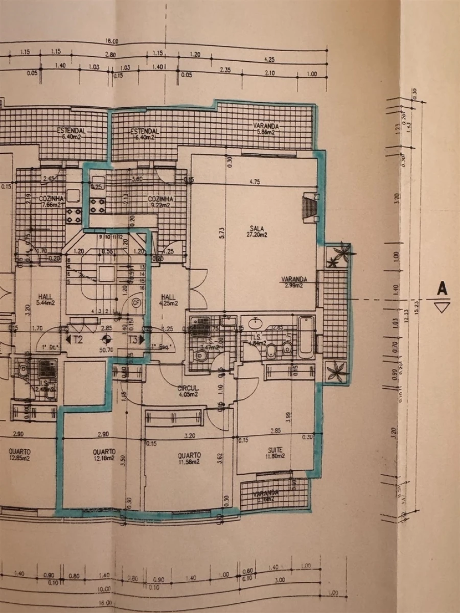 Apartamento T3 para Arrendamento em Cascais e Estoril Planta 1
