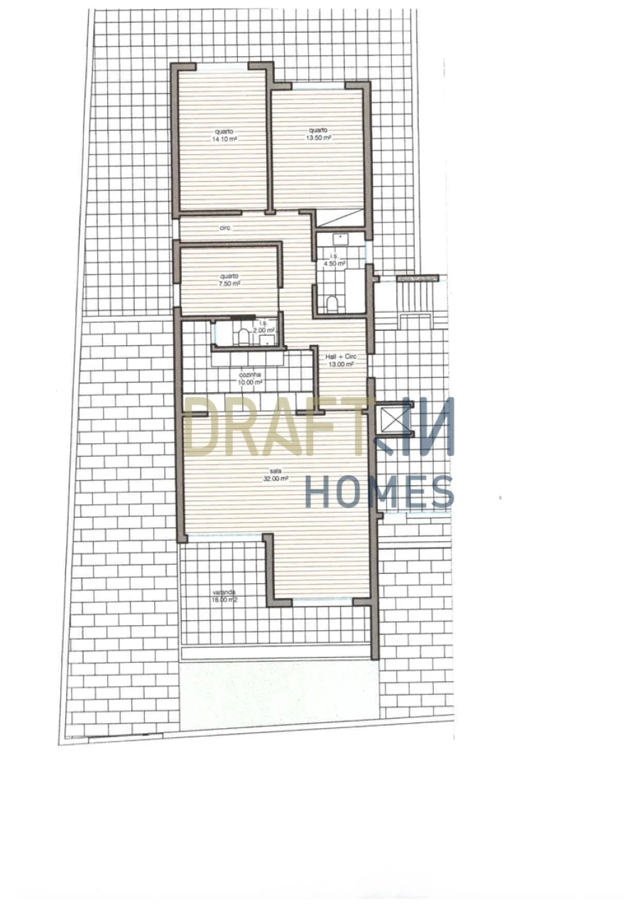 Apartamento T2 para Venda em Rio de Mouro Planta 1