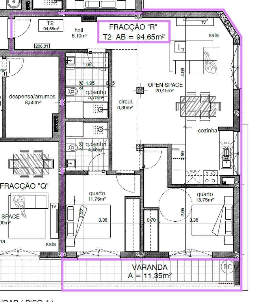 Apartamento T2 para Venda em O. Azeméis, Riba-Ul, Ul, Macinhata Seixa, Madail Foto 16