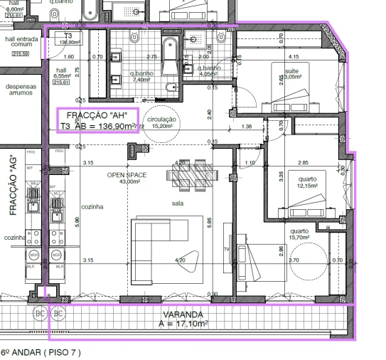 Apartamento T3 para Venda em O. Azeméis, Riba-Ul, Ul, Macinhata Seixa, Madail Foto 16