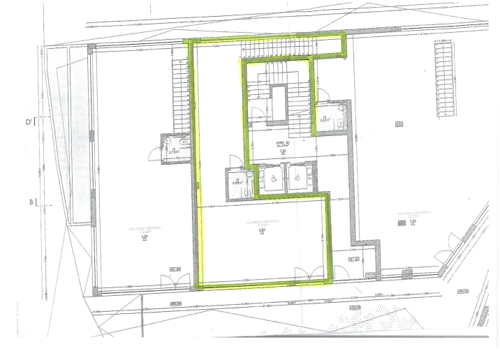 Loja para Arrendamento em Viseu Planta 1
