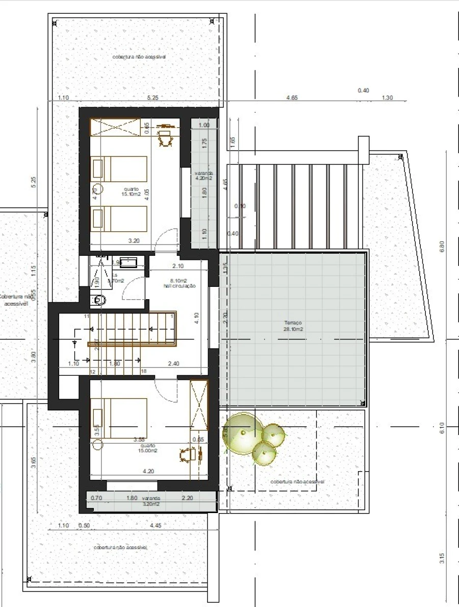 Moradia T3 para Venda em Fatima Planta 2