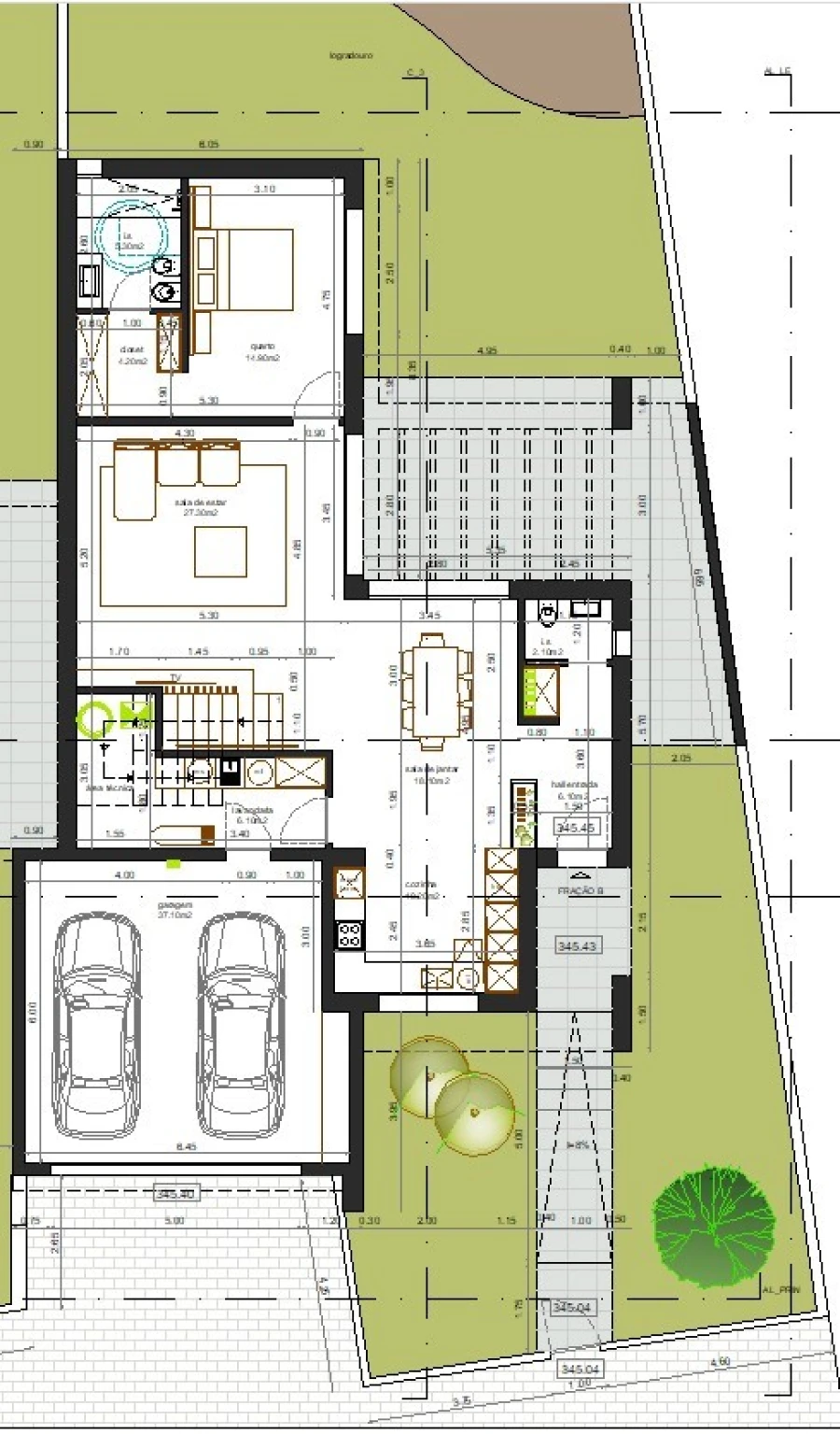Moradia T3 para Venda em Fatima Planta 1
