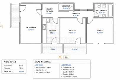 Apartamento T2 para Venda em Póvoa de Varzim, Beiriz e Argivai