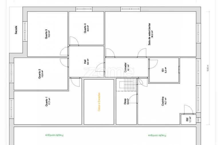 Apartamento T4 para Venda em São Vitor (Braga) Foto 38