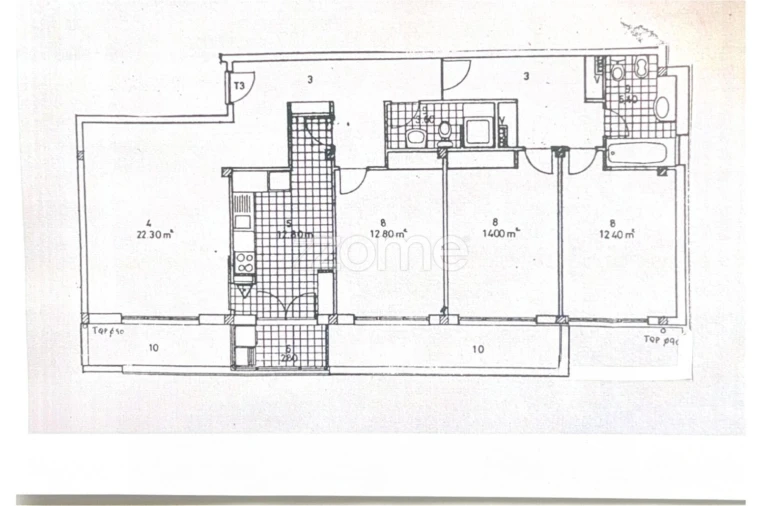 Apartamento T3 para Venda em Aguas Santas Planta 1