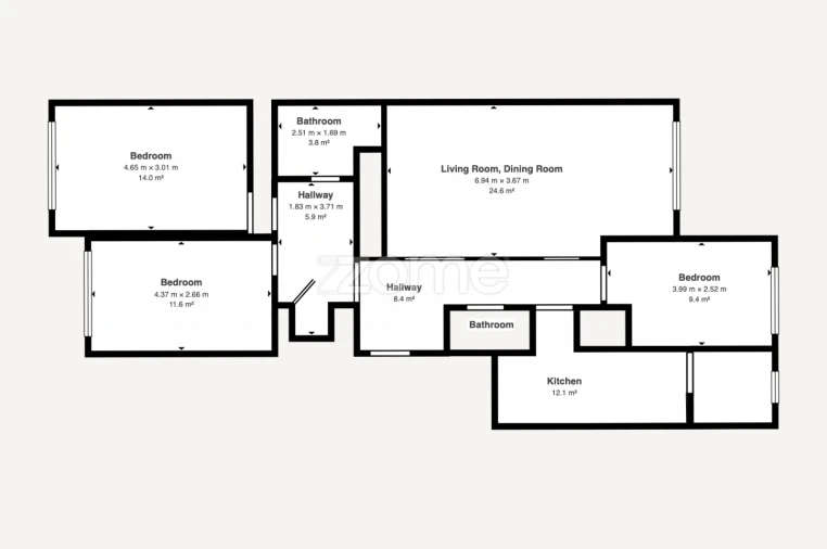 Apartamento T3 para Venda em Ramalde Foto 33