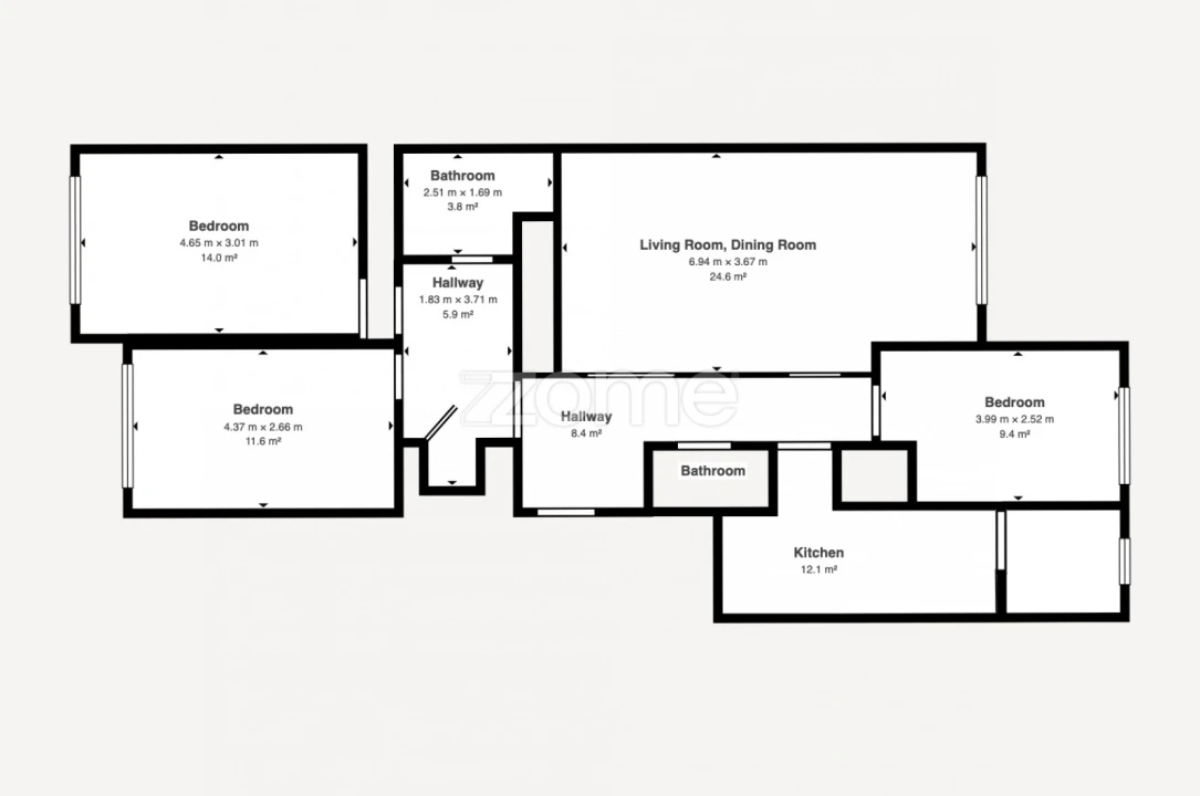Apartamento T3 para Venda em Ramalde Foto 33