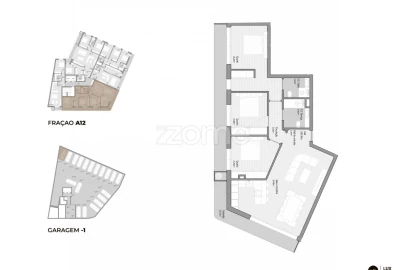 Apartamento T3 para Venda em Bougado (São Martinho e Santiago)