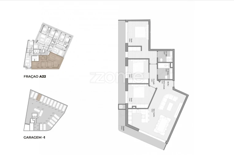 Apartamento T3 para Venda em Bougado (São Martinho e Santiago) Foto 14