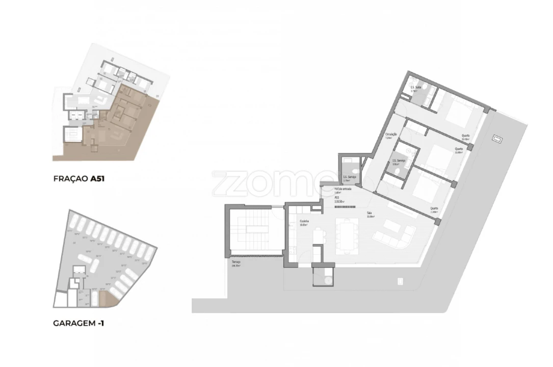 Apartamento T3 para Venda em Bougado (São Martinho e Santiago) Foto 15