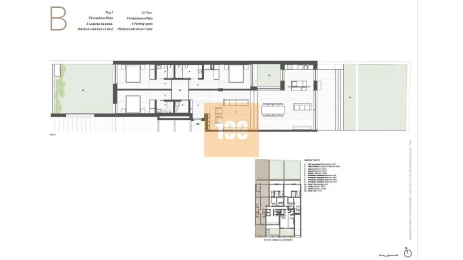 Apartamento T3 para Venda em Cedofeita, Santo Ildefonso, Sé, Miragaia, São Nicolau e Vitória Foto 32